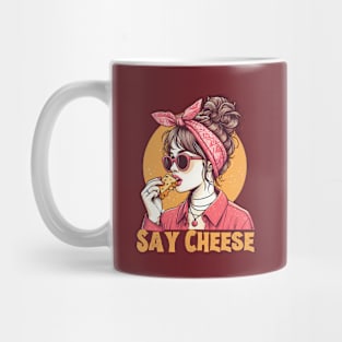 Cheese woman Mug
